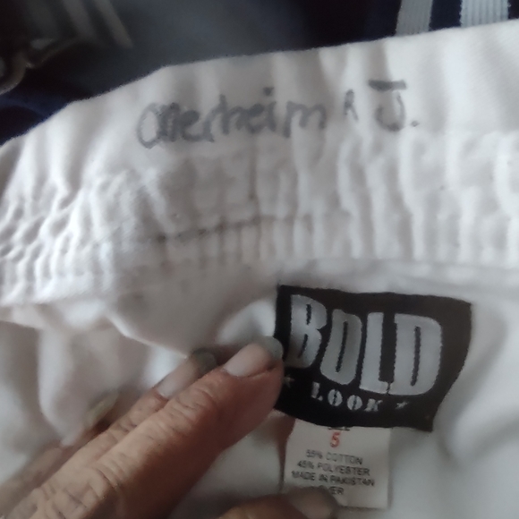 White Taekwondo uniform karate long sleeve size 5 - Picture 8 of 10